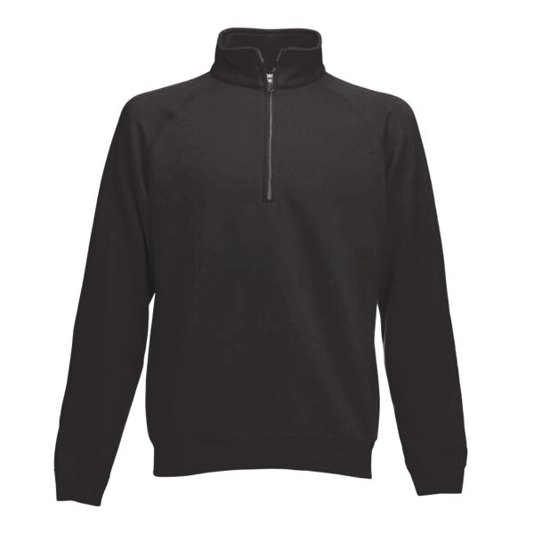 Fruit of the Loom Classic Zip Neck Sweatshirt Thumbnail