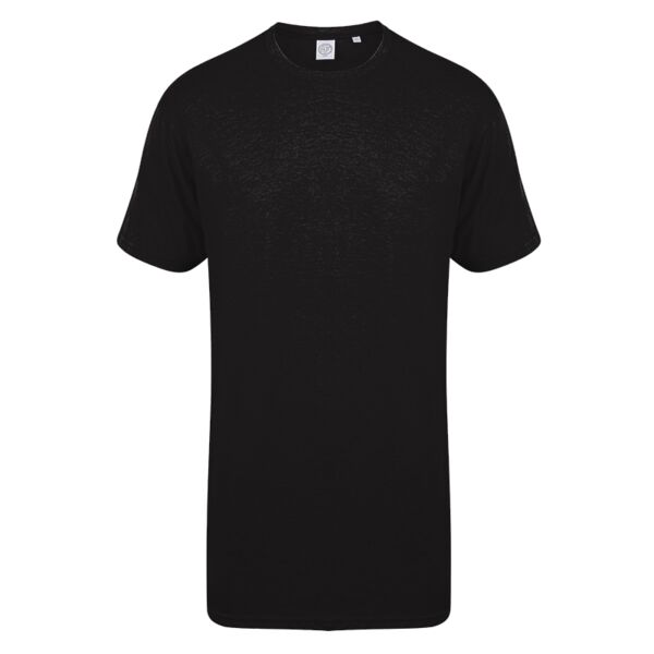 SF Clothing Longline Dipped Hem T-Shirt Thumbnail